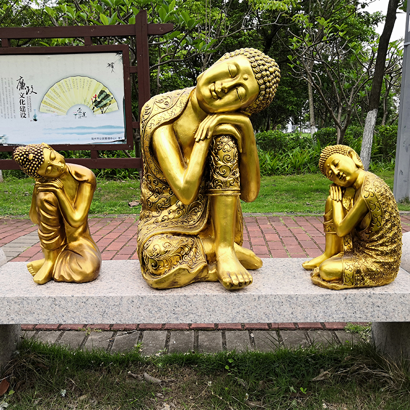 花园泰国中式风茶室造景小品佛像