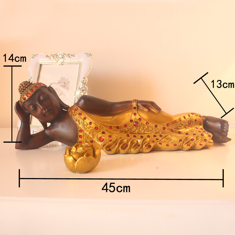 Thailand Reclining Buddha Decoration Southeast Asia style Home Furnishing decorate Arts and Crafts Buddha statue club Restaurant high-grade a decorationin the Home accessories , Decoration  category - from Buy2taobao.com to provide professional Taobao agent buy service