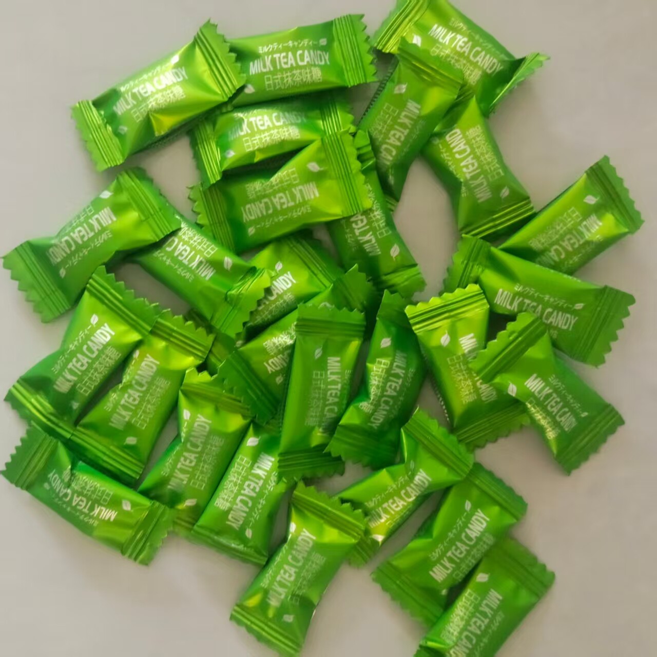 抹茶糖新品奶茶糖上学零食即食