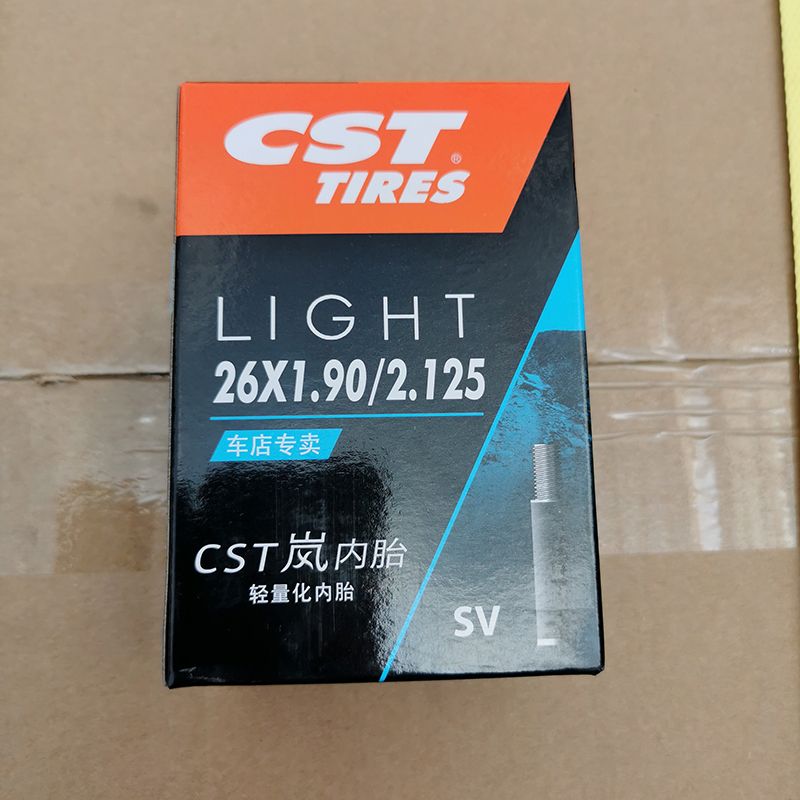 正新超轻内胎cst岚内胎24*1.90/2.125公路自行车丁基内胎26*1.95