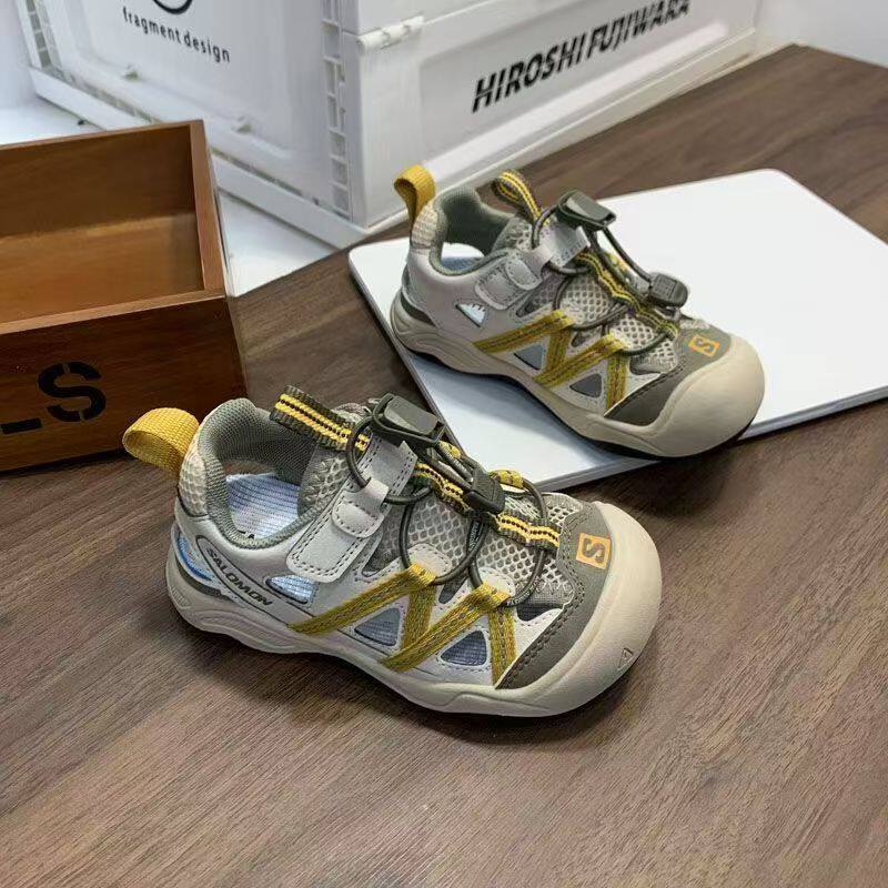 男女童包头凉鞋户外风儿童鞋2026夏季新款透气防滑软底运动沙滩鞋