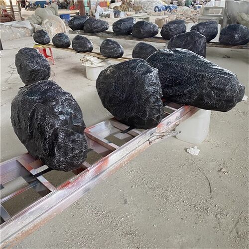 玻璃钢仿真假石头雕塑