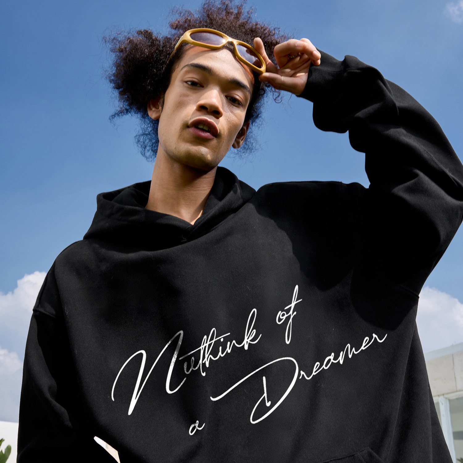 Nuthink美式复古字母连帽卫衣加绒加厚宽松外套男女新款2026年春,男装,卫衣,淘宝优惠券,粉丝福利购,淘宝优惠卷