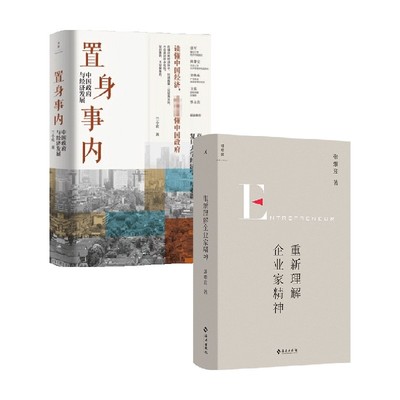 重新理解企业家精神+置身事内 套装2册 兰小欢 著 经济