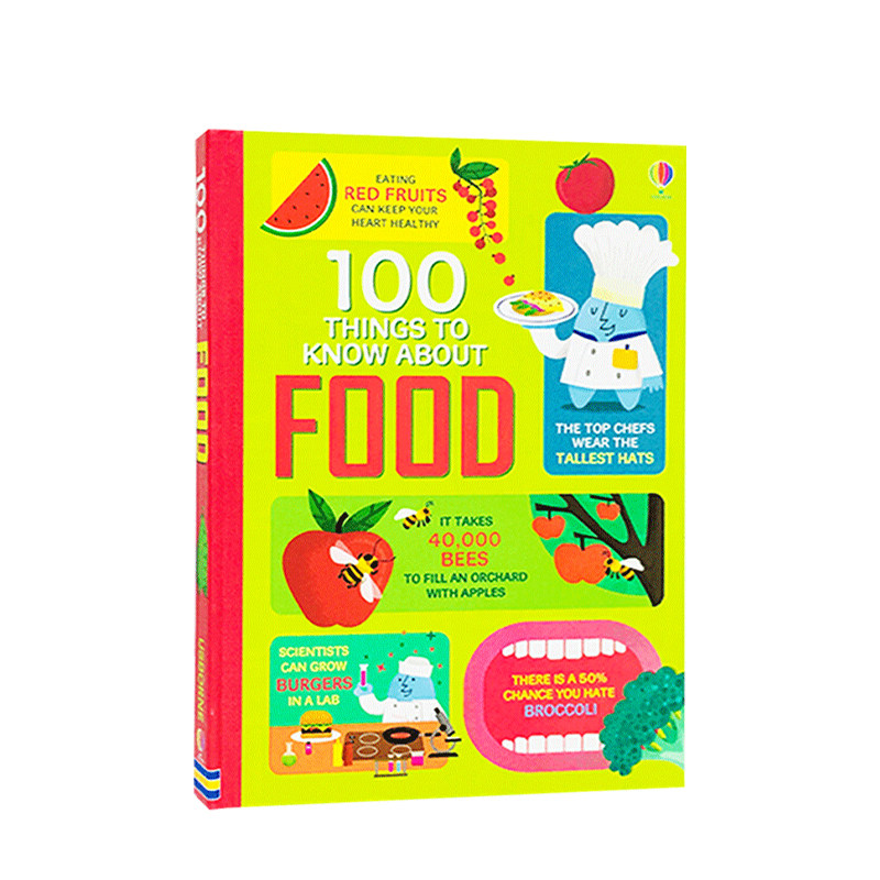 【英文原版 7-12岁】100食物大发现 100 Things to Know About Food 科学普及 亲子少儿
