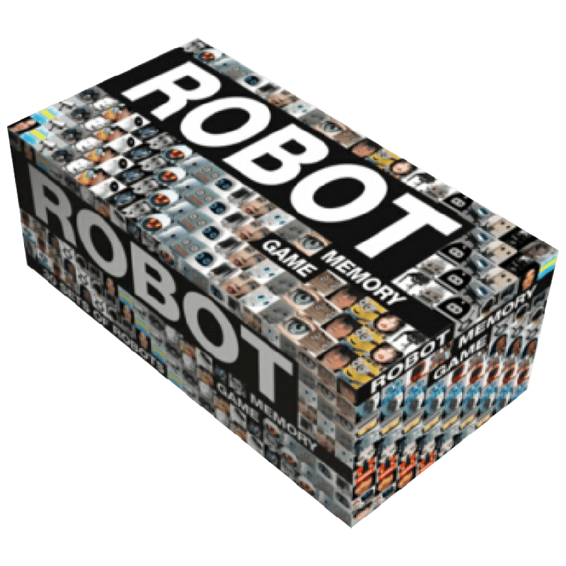 英文原版 Robot Memory Game 机器人记忆游戏