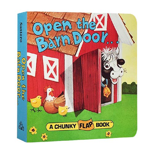 英文原版 OPEN THE BARN DOOR FIND A COW 打开谷仓的门 找到一头牛