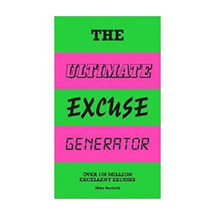 终极借口生成器 英文原版 Generator Excuse 超过1亿个 Ultimate