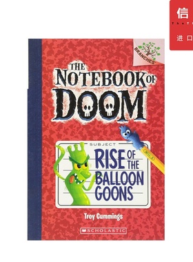 英文原版 毁灭笔记 1 Notebook of Doom Rise of the Balloon Goons 学乐大树系列 黑白