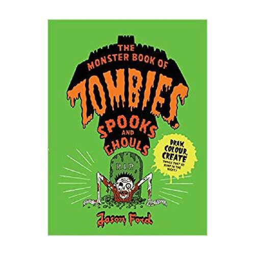 英文原版 Monster Book of Zombies, Spooks and Ghouls 怪物书 自己画僵尸 幽灵和食尸鬼