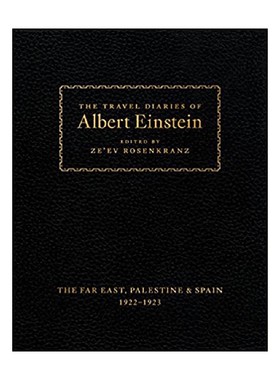 英文原版 TRAVEL DIARIES OF ALBERT EINST 爱因斯坦的旅行日记