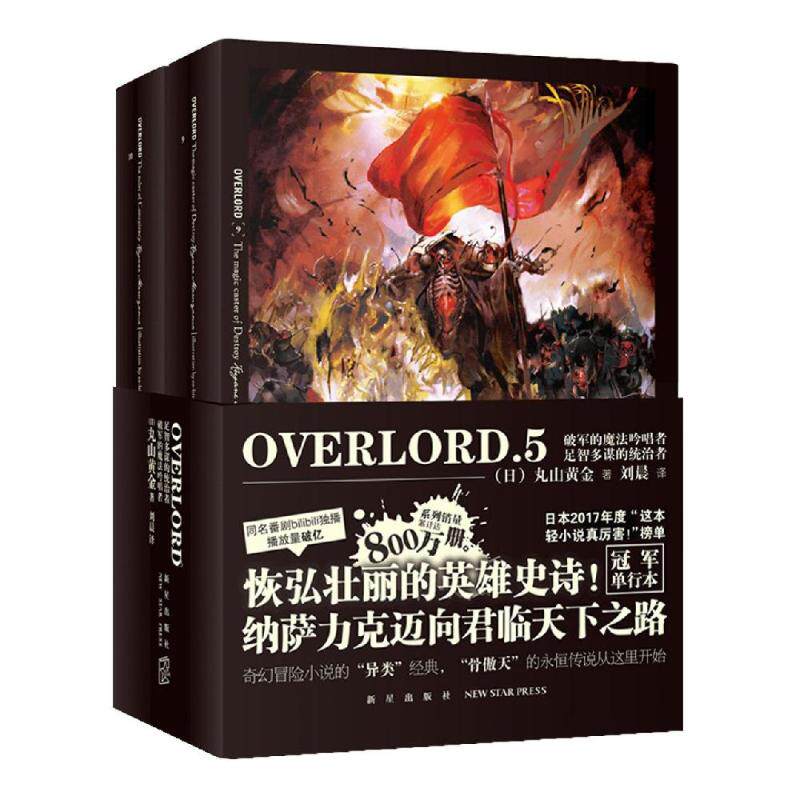 OVERLORD.5破军的魔法吟唱者.足智多谋的统治者(日)丸山黄金 著 刘晨 译其它小说wxfx