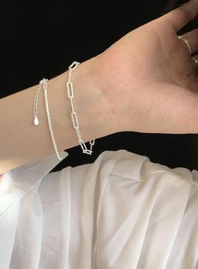 链条叠戴手链时尚通勤简约轻奢
