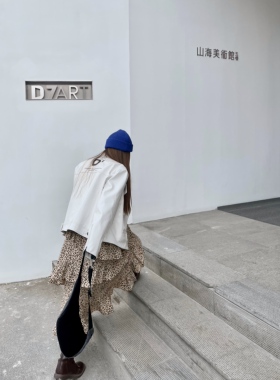 [BELLEVUE]现货DTHEREAL20FW秋冬新款鳄鱼纹黑白两色个性皮衣夹克