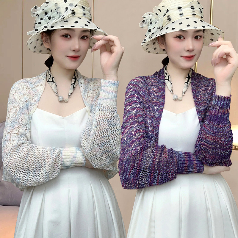 冰丝针织镂空开衫长袖披肩女春秋夏季时尚外搭配裙子薄款空调护颈,服饰配件/皮带/帽子/围巾,围巾/丝巾/披肩,淘宝优惠券,粉丝福利购,淘宝优惠卷