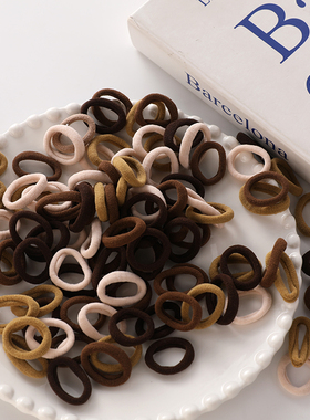 儿童发圈不伤发高弹力皮筋女童扎头马尾发绳小女孩可爱拇指圈头绳