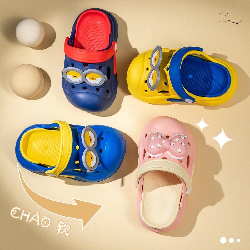 卡通儿童洞洞鞋夏季浴室防滑男女童凉鞋呆萌外穿沙滩宝宝透气拖鞋,童鞋/婴儿鞋/亲子鞋,儿童洞洞鞋,淘宝优惠券,粉丝福利购,淘宝优惠卷
