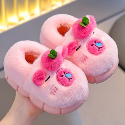 宝宝棉拖鞋冬季可爱卡通男女童