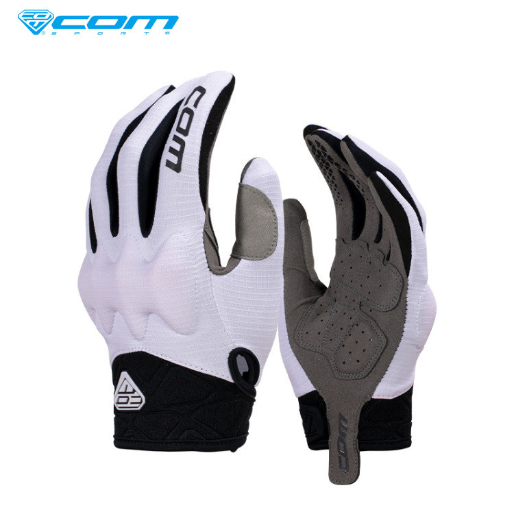 COM新款全指手套手背防撞手掌加厚小轮车骑行手套山地车速降手套
