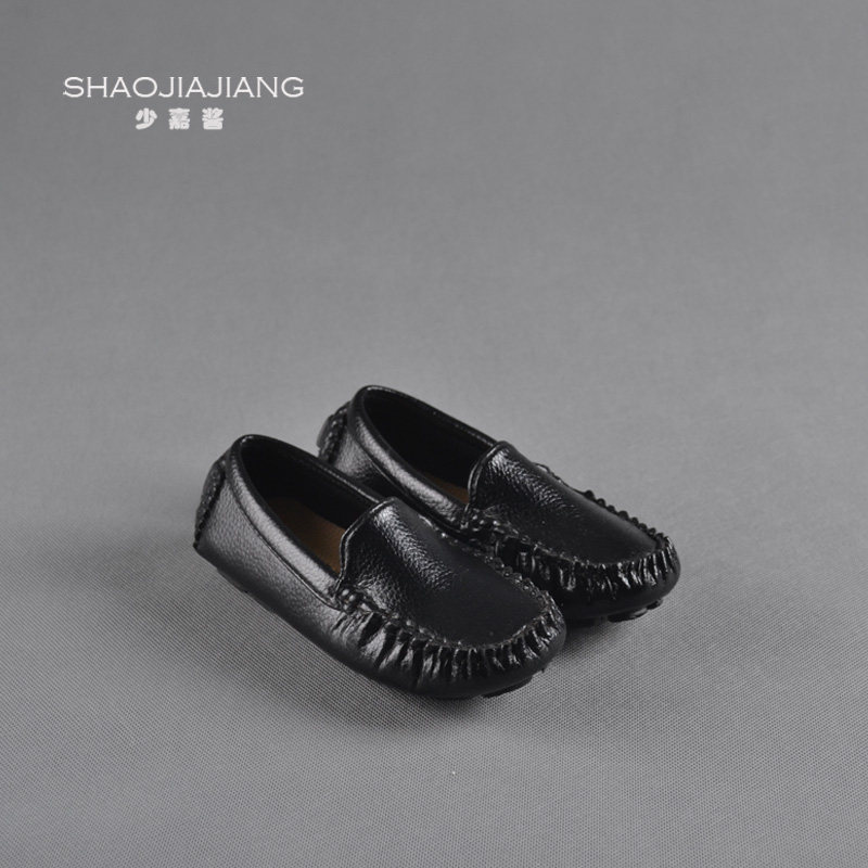 儿童皮鞋春秋简约男童女童宝宝鞋中大童豆豆鞋亲子鞋防滑黑色皮鞋,童鞋/婴儿鞋/亲子鞋,皮鞋,淘宝优惠券,粉丝福利购,淘宝优惠卷