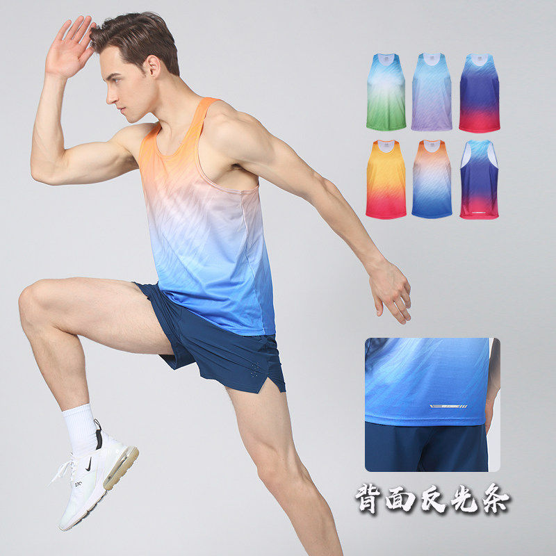 马孔多官方专业跑步田径服训练服运动套装健身衣男女马拉松短跑速