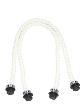 新款 1对长短款O bag肩带非常柔软白色麻绳提手Obag女士手柄挽