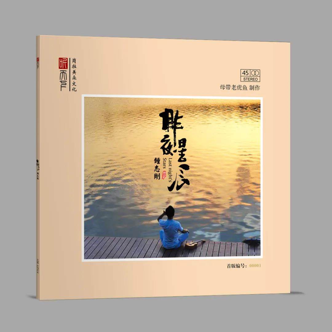 钟志刚 昨夜星辰 lp黑胶唱片留声机唱盘12寸碟片45转发烧人声正版