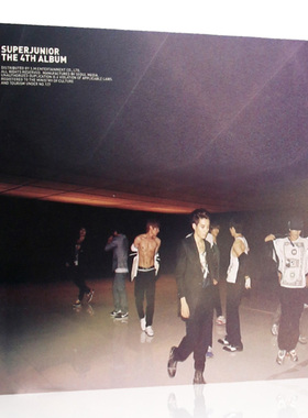 正版 Super Junior专辑 4th Alubm美人啊 cd唱片+写真歌词+小卡