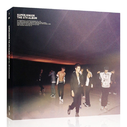 正版 Super Junior专辑 4th Alubm美人啊 cd唱片+写真歌词+小卡