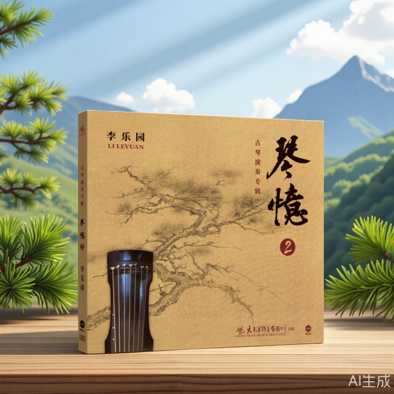 正版 琴忆2 古琴民乐演奏专辑 李乐园 MQA-CD 经典纯乐休闲唱片