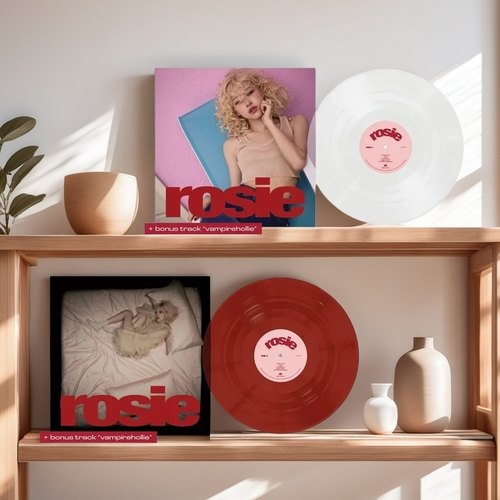 官方正版 ROSE朴彩英solo专辑rosie 黑胶唱片 拍立得海报周边彩胶