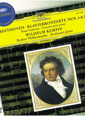Beethoven 贝多芬 第四/五钢琴协奏曲 肯普夫 原版进口CD 4474022
