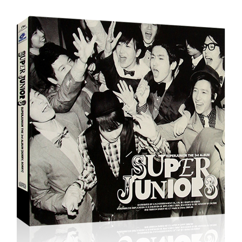 正版 Super Junior专辑 SORRY SORRY抱歉 抱歉 B版 cd唱片+歌词本