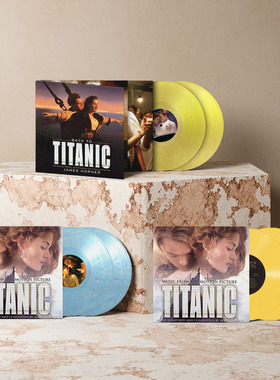 正版 Titanic 泰坦尼克号 电影音乐OST 留声机黑胶唱片碟片周边