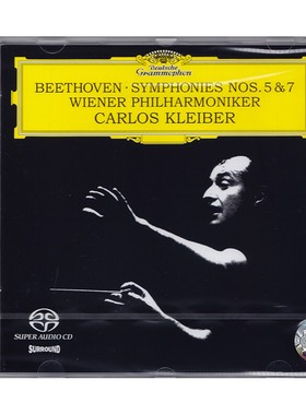 贝多芬 第五/七交响曲 克莱伯 SACD碟片 发烧CD古典音乐 4716302