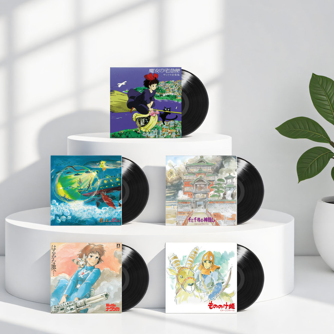 久石让宫崎骏黑胶唱片 动画电影原声OST音乐配 乐留声机碟片周边
