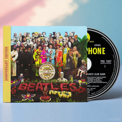 The Beatles披头士乐队专辑 佩珀军士的孤独之心俱乐部乐队CD唱片