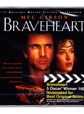 正版 勇敢的心 Braveheart 经典电影原声 音乐歌曲 OST 进口CD