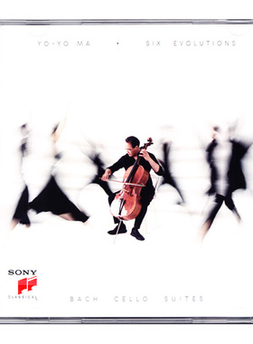 马友友专辑 巴赫 无伴奏大提琴组曲  原版进口CD 古典音乐唱片