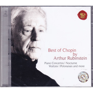 肖邦作品精选集 夜曲 鲁宾斯坦 钢琴协奏曲 奏鸣曲 2CD 正版