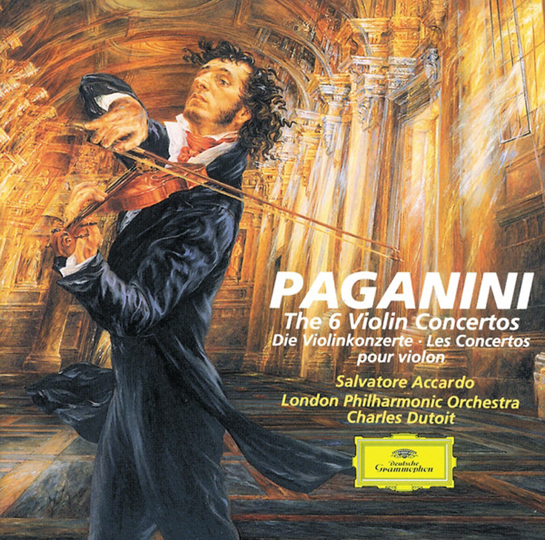 正版 帕格尼尼 六首小提琴协奏曲 阿卡多/迪图瓦 进口CD 4372102