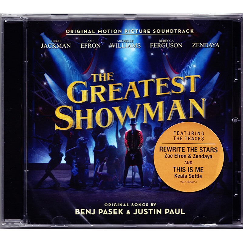 正版马戏之王电影原声带音乐OST进口CD The Greatest Show man-封面