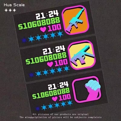 汽车改装车贴罪恶都市GTA5游戏个性电动车贴摩托车汽车装饰贴纸