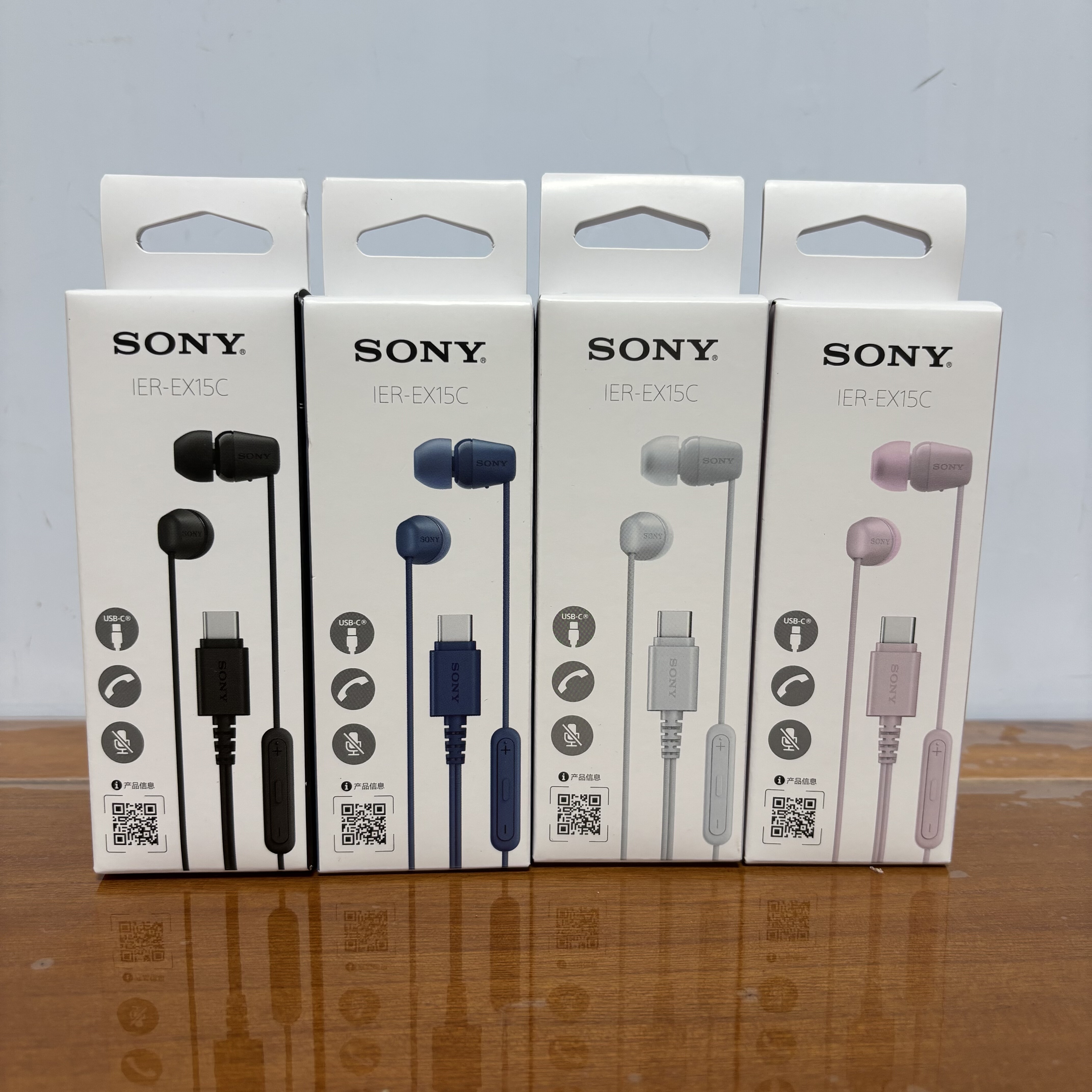 Sony/索尼 IER-EX15C 入耳式Type-C线控耳机通话可华为小米苹果等