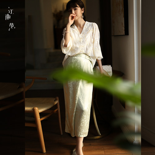 江南范中式改良汉服半身裙