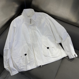 2026新款春装夹克男短款口袋工装日系立领外套时尚百搭上衣