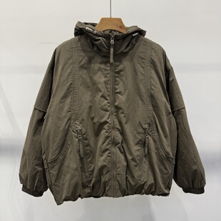 2025冬季新款男连帽棉质90羽绒服潮外套宽松休闲百搭上衣