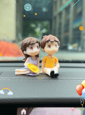治愈系中控台小摆件卡通汽车