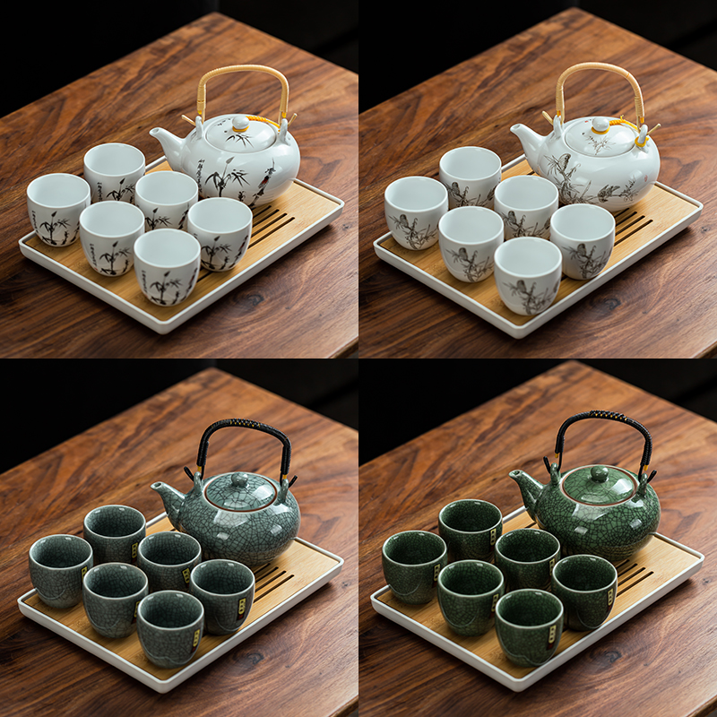 千禹兴提梁壶功夫茶具简约日式