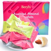 马来西亚进口Beryls倍乐思多口味扁桃果仁牛奶巧克力年货送礼180g
